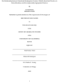 Cover page: The Relationship between Transitional Kindergarten Teachers’ Beliefs about their Practices to School Readiness and Developmentally Appropriate Practices