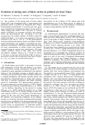 Cover page: Evolution of mixing state of black carbon in polluted air from Tokyo