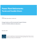 Cover page: Power Plant Retirements: Trends and Possible Drivers