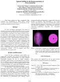 Cover page: Spatial Ability in the Representation of Cross Sections