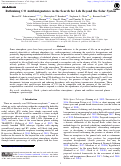 Cover page: Rethinking CO Antibiosignatures in the Search for Life Beyond the Solar System