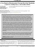 Cover page: A Case Report of Hematogenous Osteomyelitis of the Manubrium Caused by Seeding from a Colovesicular Fistula