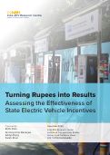 Cover page of Turning Rupees into Results: Assessing the Effectiveness of State Electric Vehicle Incentives