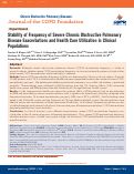 Cover page: Stability of Frequency of Severe Chronic Obstructive Pulmonary Disease Exacerbations and Health Care Utilization in Clinical Populations.