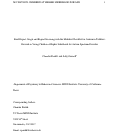 Cover page: Brief Report: Single and Repeat Screening with the Modified Checklist for Autism in Toddlers-Revised in Young Children at Higher Likelihood for Autism Spectrum Disorder