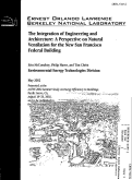 Cover page: The Integration of Engineering and Architecture: A Perspective on Natural Ventilation for the New San Francisco Federal Building