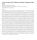 Cover page: A network approach for multiscale catchment classification using traits