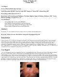 Cover page: A Case of Infraorbital Lichen Sclerosus
