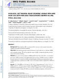 Cover page: High-Risk, but Hidden: Binge Drinking among Men Who Have Sex with Men and Transgender Women in Lima, Peru, 2012-2014