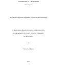 Cover page: Equilibrium and non-equilibrium aspects of Gibbs measures