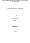 Cover page: Androgenic Regulation of Male Sexual Behavior and Physiology in the Syrian Hamster (Mesocricetus Auratus)