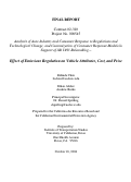 Cover page: Analysis of Auto Industry and Consumer Response to Regulations and Technological Change, and Customization of Consumer Response Models in Support of AB 1493 Rulemaking: Effect of Emissions Regulation on Vehicle Attributes, Cost, and Price