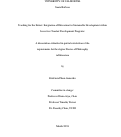 Cover page: Teaching for the Future: Integration of Education for Sustainable Development within In-service Teacher Development Programs