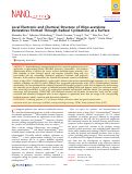 Cover page: Local Electronic and Chemical Structure of Oligo-acetylene Derivatives Formed Through Radical Cyclizations at a Surface