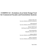 Cover page: COMFEN 3.0 - Evolution of an Early Design Tool for Commercial Facades and Fenestration Systems