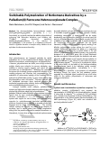 Cover page: Switchable Polymerization of Norbornene Derivatives by a Ferrocene‐Palladium(II) Heteroscorpionate Complex