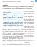 Cover page: Variability in Temperature-Related Mortality Projections under Climate Change