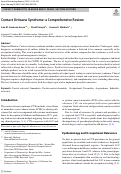 Cover page: Contact Urticaria Syndrome: a Comprehensive Review