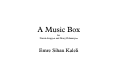 Cover page: A Music Box