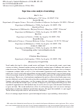 Cover page: Topic time series analysis of microblogs