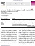 Cover page: Health-related quality of life among adolescents with eating disorders