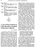 Cover page: A Case of Heat Treatment of Lithic Materials in Aboriginal Northwestern California