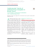 Cover page of Cardiovascular Toxicity of Antibody-Drug Conjugates in Breast Cancer Current Evidence and Evolving Considerations: JACC: CardioOncology Primer