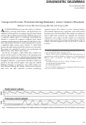 Cover page: Unexpected pressure waveform during pulmonary artery catheter placement