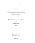 Cover page: Reliable Prediction and Decision-Making in Sequential Environments