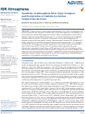 Cover page: Sensitivity of Atmospheric River Vapor Transport and Precipitation to Uniform Sea Surface Temperature Increases