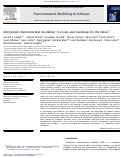 Cover page: Integrated environmental modeling: A vision and roadmap for the future