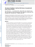 Cover page: The Role of Gratitude in Spiritual Well-Being in Asymptomatic Heart Failure Patients