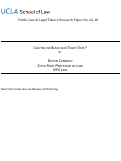 Cover page of Can You Be Black and Teach That?