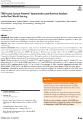 Cover page: TRK Fusion Cancer: Patient Characteristics and Survival Analysis in the Real-World Setting