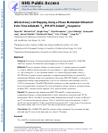 Cover page of Whole knee joint mapping using a phase modulated UTE adiabatic T1ρ (PM‐UTE‐AdiabT1ρ) sequence