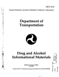 Cover page: Drug and Alcohol Informational Materials
