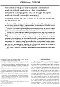 Cover page: The relationship of myocardial contraction and electrical excitation—the correlation between scintigraphic phase image analysis and electrophysiologic mapping