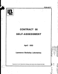 Cover page: Contract 98 Self-Assessment