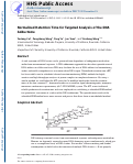 Cover page: Normalized Retention Time for Targeted Analysis of the DNA Adductome.