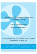 Cover page: California Early Care and Education Workforce Study: Licensed Child Care Centers, Sacramento County 2006