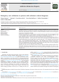 Cover page: Emergency care utilization in persons with substance related diagnoses.