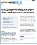 Cover page: Physical Controls on the Distribution of the Submersed Aquatic Weed <em>Egeria densa</em> in the Sacramento–San Joaquin Delta and Implications for Habitat Restoration
