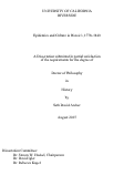 Cover page: Epidemics and Culture in Hawaiʻi, 1778–1840