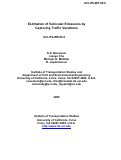 Cover page: Estimation of Vehicular Emissions by Capturing Traffic Variations