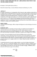 Cover page: Ventilation efficiencies of a desk-edge-mounted task ventilation 
system
