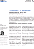 Cover page: Fluid Reasoning and the Developing Brain
