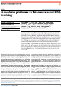 Cover page: A modular platform for bioluminescent RNA tracking.