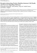 Cover page: Receptor-interacting Protein Shuttles between Cell Death and Survival Signaling Pathways
