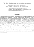 Cover page: The dependence of chemistry on the inlet equivalence ratio in vortex-flame interactions [Printed LBNL report with title: The effect of stoichiometry on vortex flame interactions]