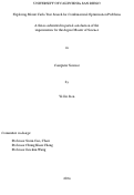 Cover page: Exploring Monte Carlo Tree Search for Combinatorial Optimization Problems